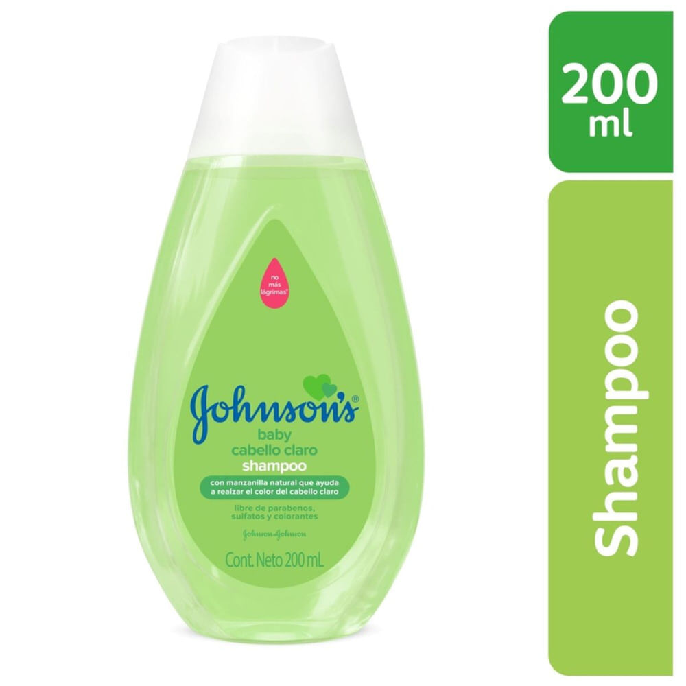 Shampoo Johnsons Baby cabello claro x200ml