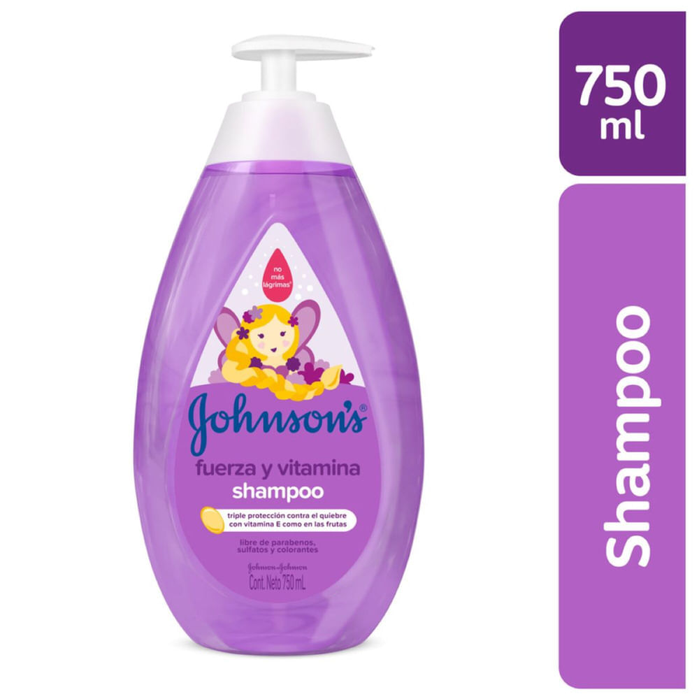 Shampoo Johnson's Baby fuerza vitamina x750ml