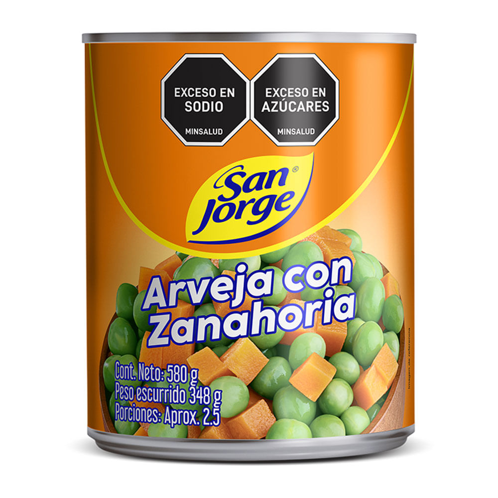 Arveja Zanahoria San Jorge X 580g