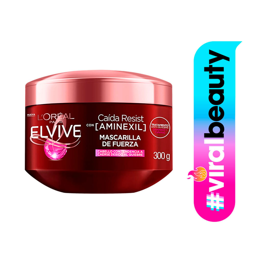 Mascarilla Elvive Caída Resist Aminexil Loreal Paris 370ml