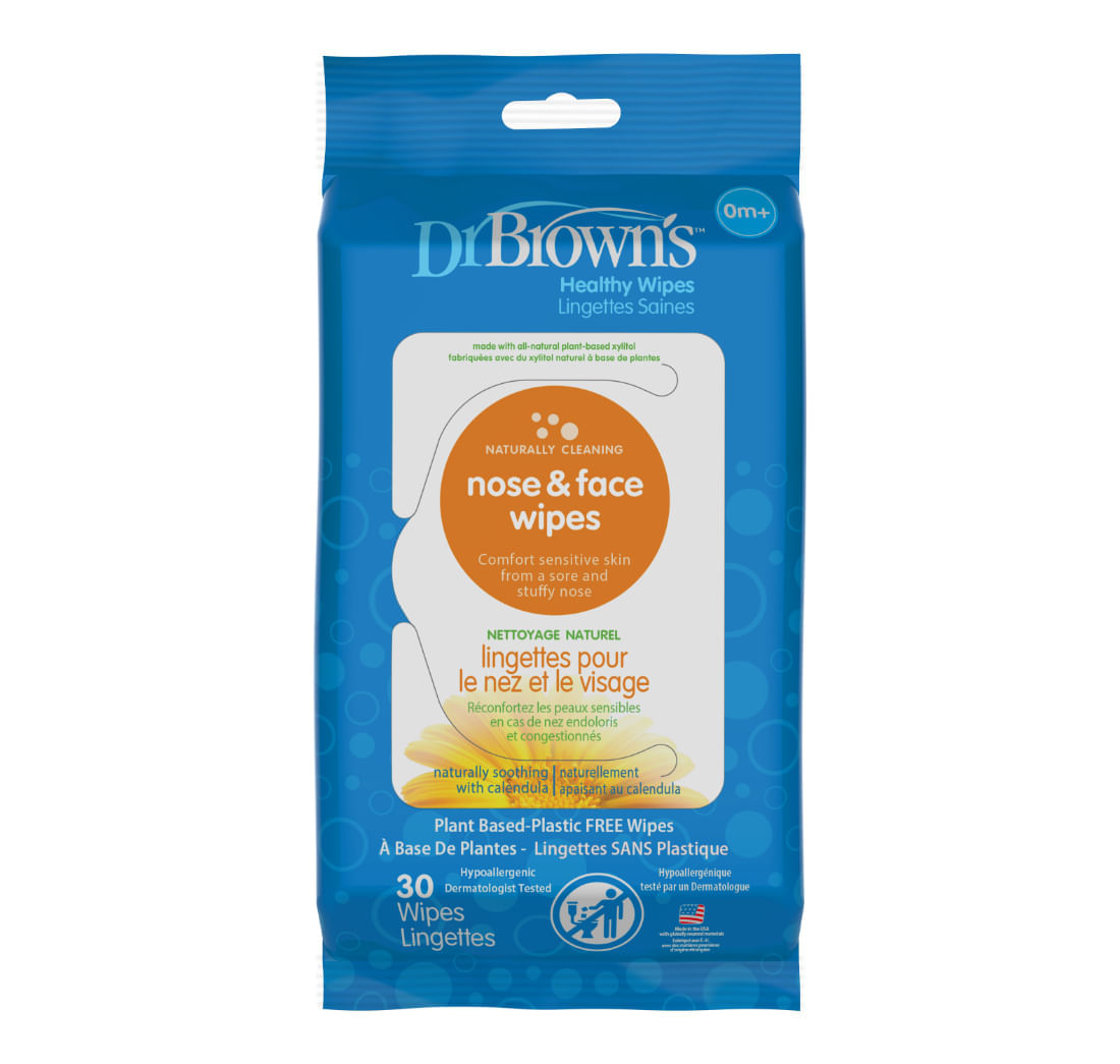 Toallitas Humedas Para Nariz Y Boca 30 Unidades - Dr Brown
