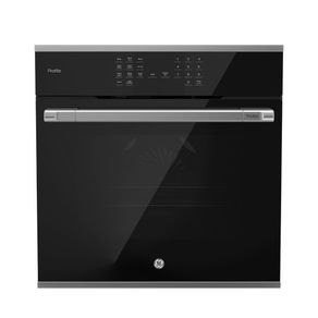 Horno Eléctrico de Convección 60cm Acero Inoxidable Con Vidrio Negro Ge HGP6065EWAI1