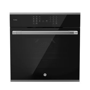 Horno Eléctrico de Convección 60cm Acero Inoxidable Con Vidrio Negro Ge HGP6065EYAI1