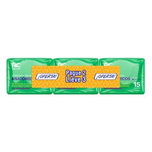 Protectores Family Care Día Anatómicos x15 Unidades