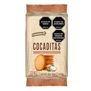Galletas Colombina artesanales cocaditas x70g
