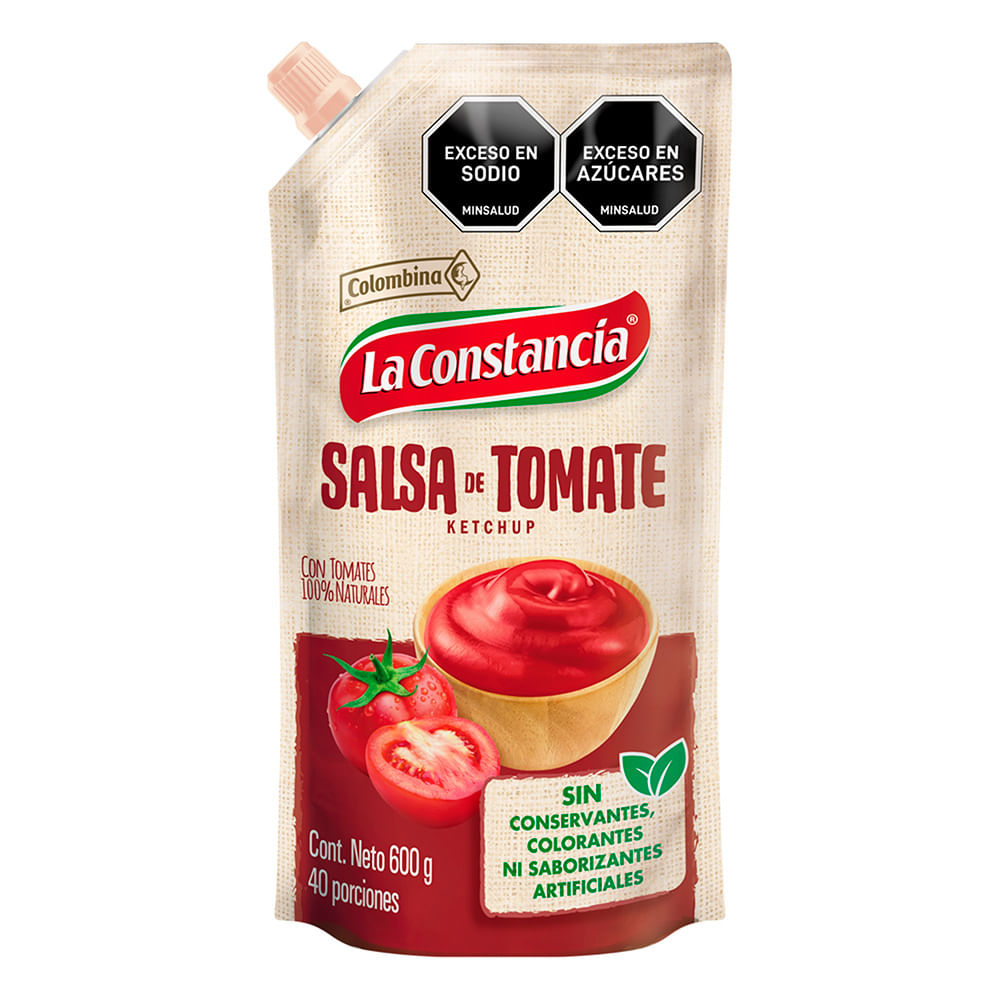 Salsa de Tomate Dp x 600g Constancia