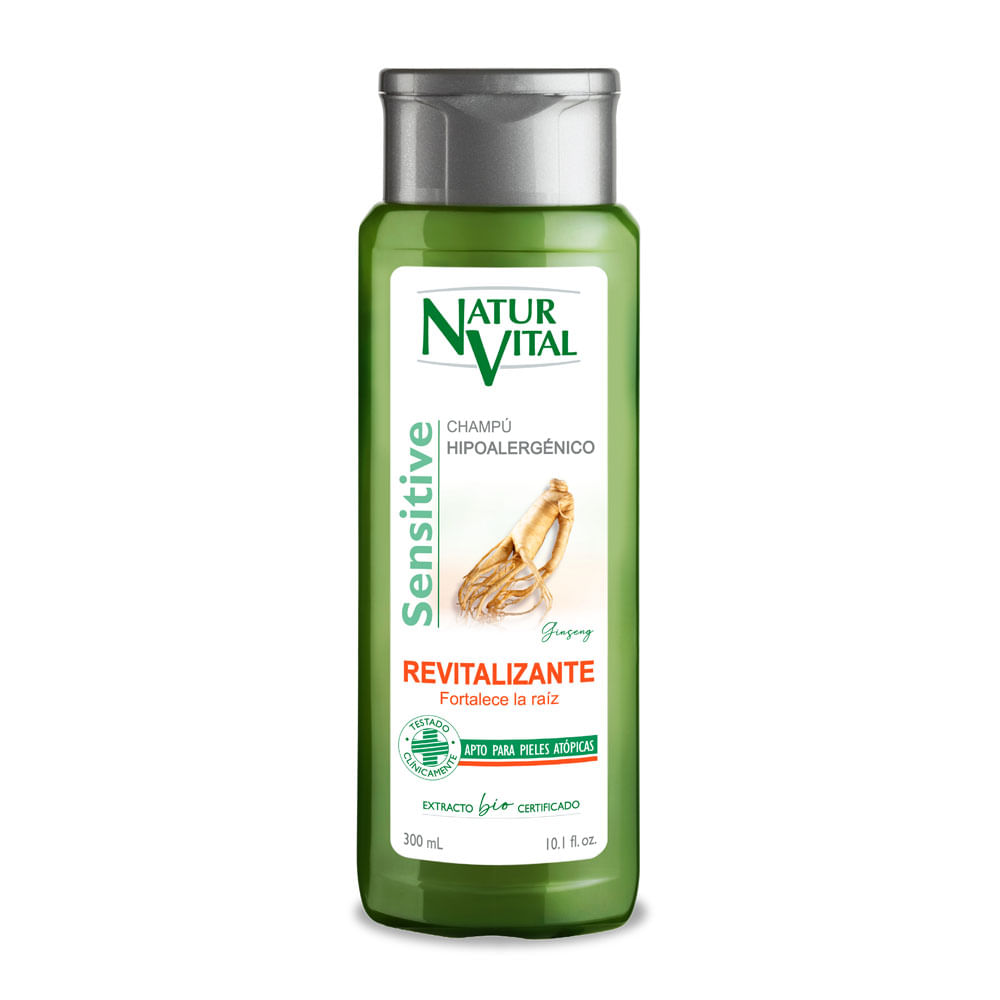 Shampoo Naturaleza y Vida Sensitive Revitalizante Ginseng x300ml