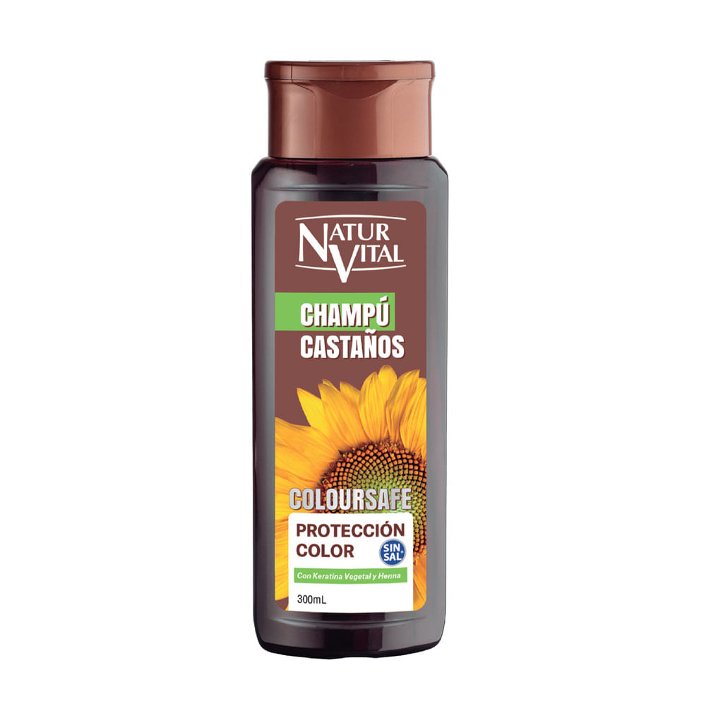 Shampoo Naturaleza y Vida Coloursafe Castaño x300ml