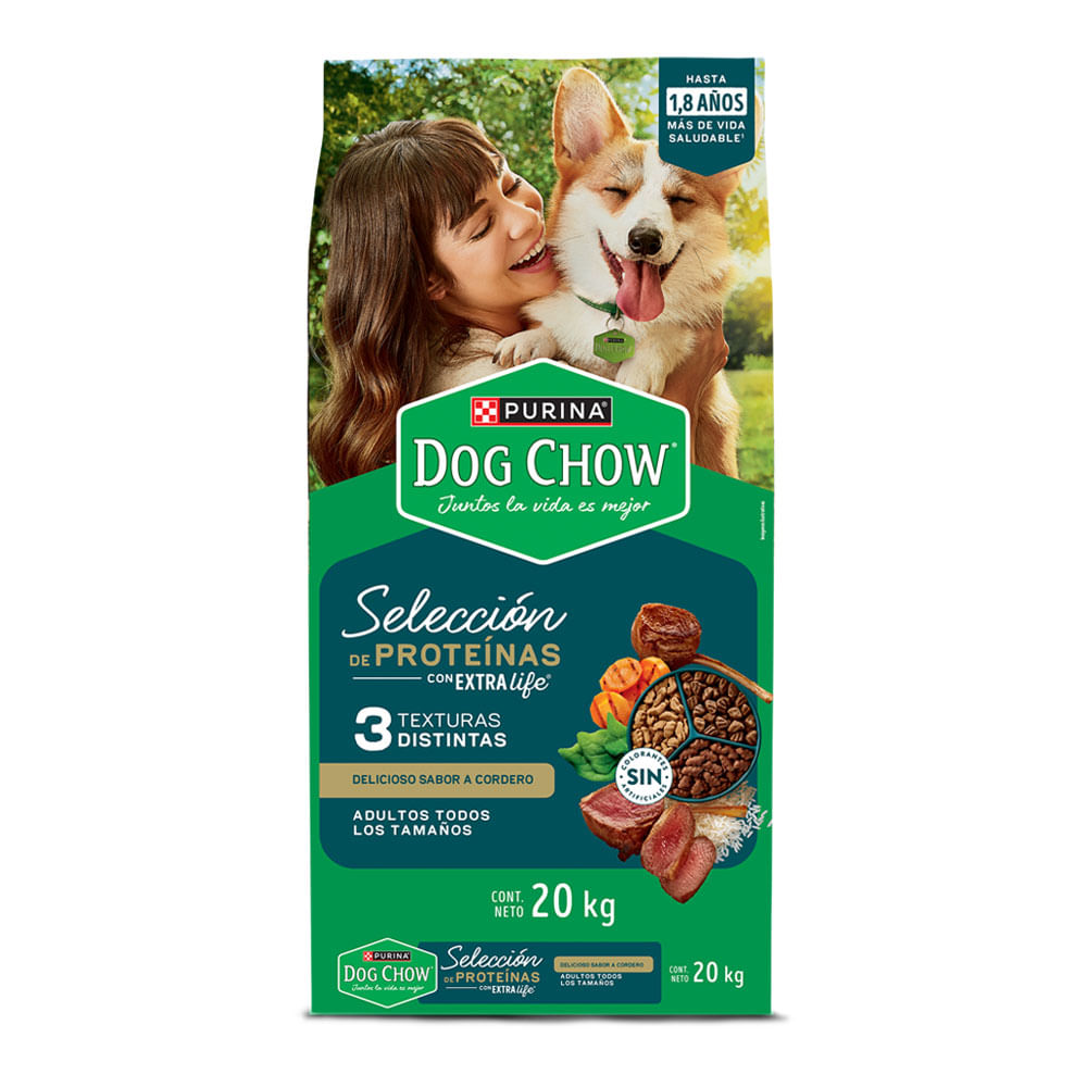 Comida para Perros Purina Dog Chow Cordero X 20 Kg