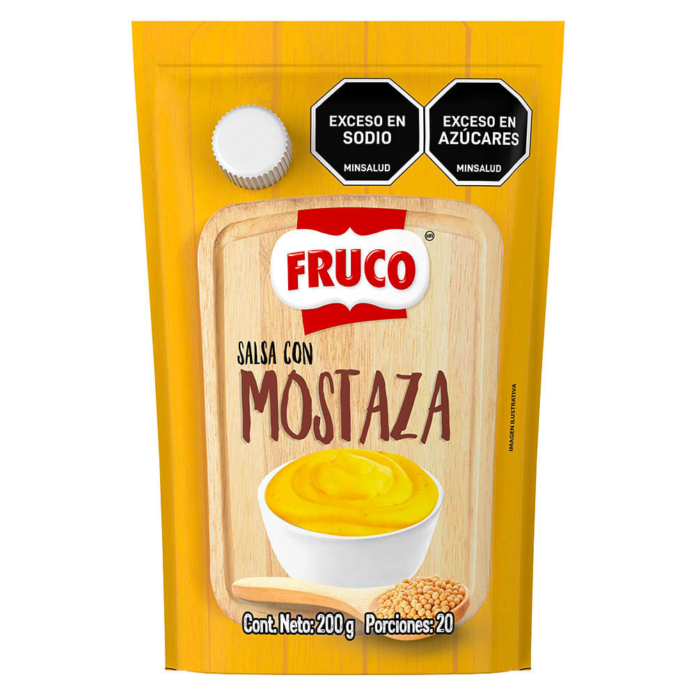 Salsa con Mostaza Fruco Doypack 200g