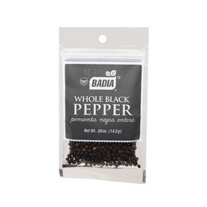 Pimienta Negra Entera Badia Chapeta x14grs