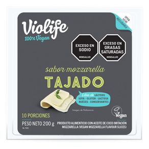 Queso mozzarella Violife vegano tajado x200g