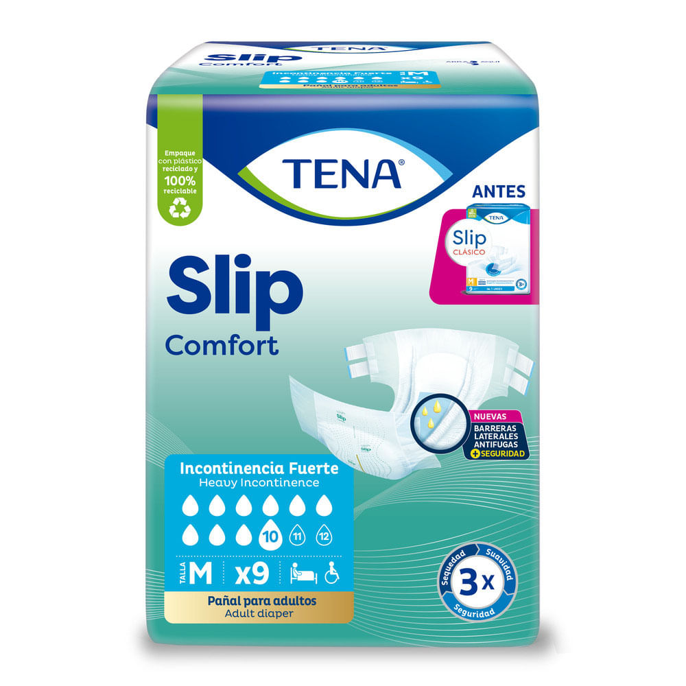 Pañal Tena Slip Comfort M X9