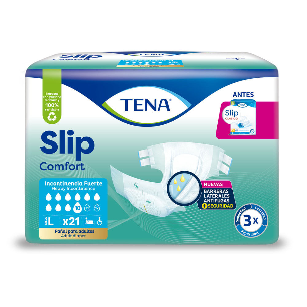 Pañal Tena Slip Comfort L  X21