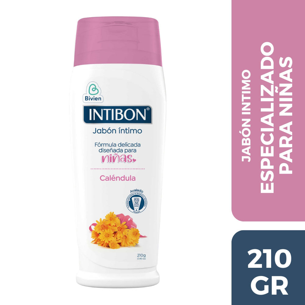 Jabón intimo Intibon niña caléndula x210g