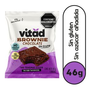 Brownie Vitad sin azúcar añadida