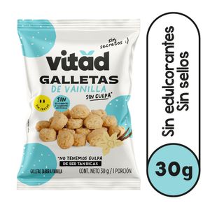 Galleta Vitad vainilla sin azúcar añadida x1und x30g