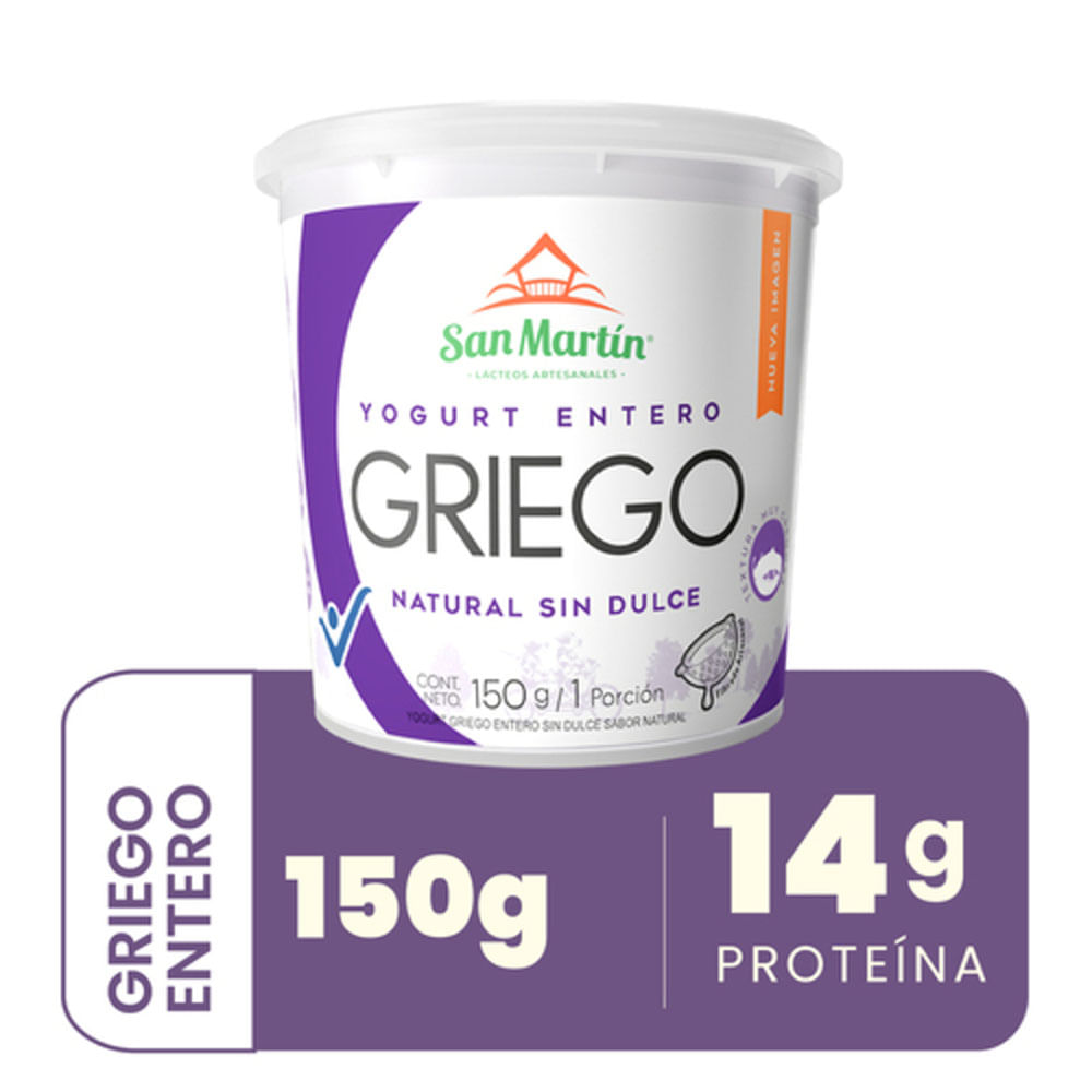 Yogurt griego San Martin natural x150g