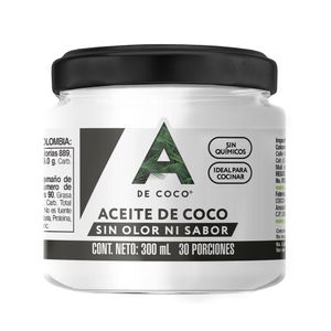 Aceite a de Coco sin Sabor sin Olor x300ml