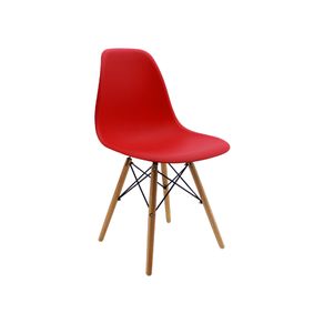 Silla 5CERO para comerdor, sala, restaurante Bertolini Color Roja