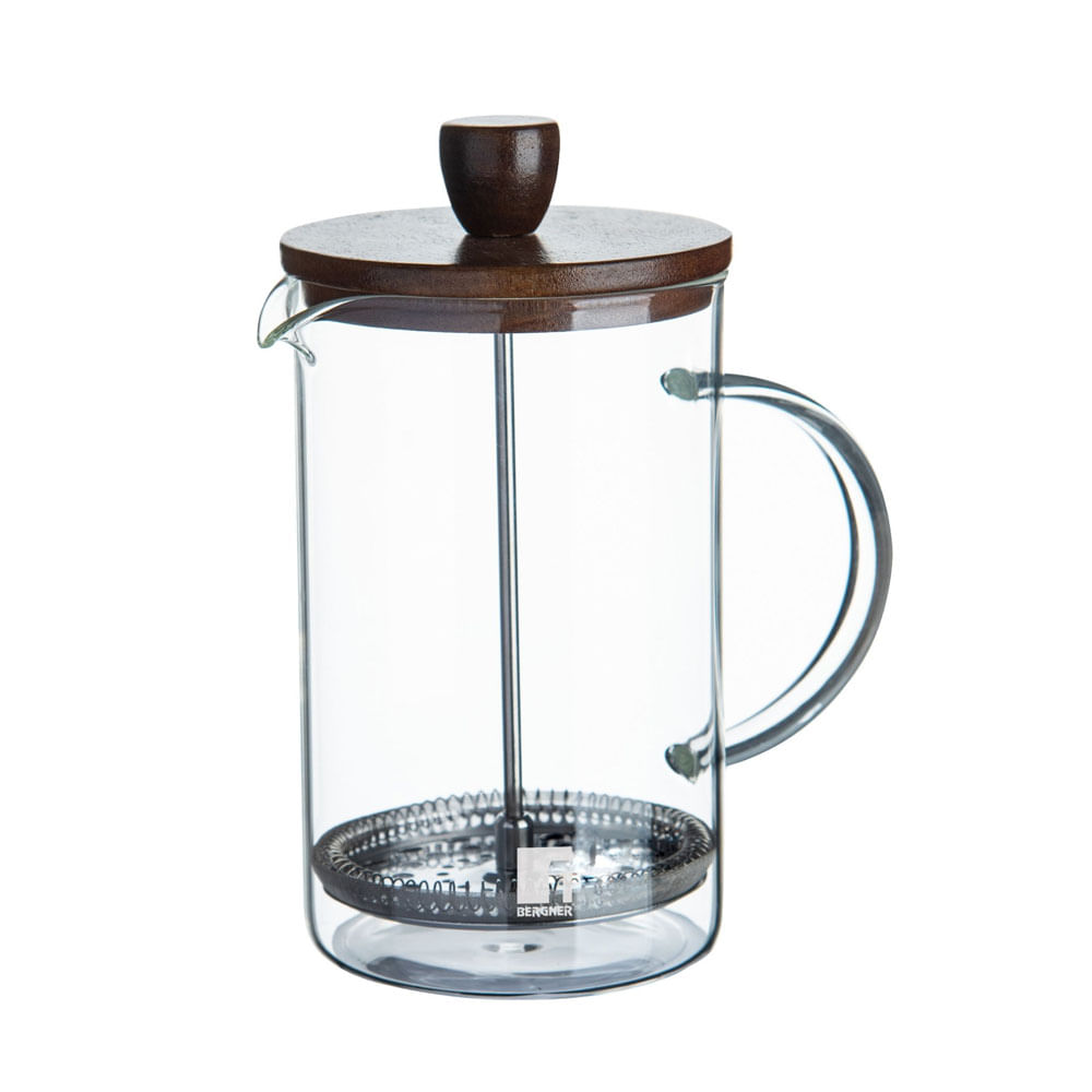 Cafetera Émbolo 800ml Vidrio Borosilicato Bergner