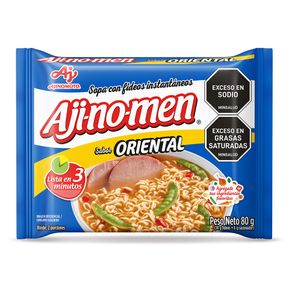 Sopa Ajinomen instantánea fideos oriental x80g
