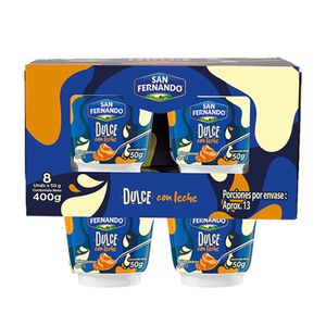 Dulce con leche San Fernando x8und x400g