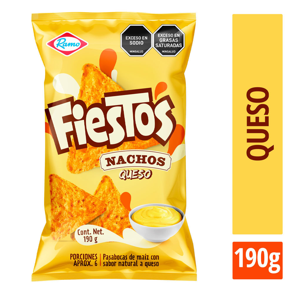 Nachos Ramo Fiestos Sabor Queso x190g