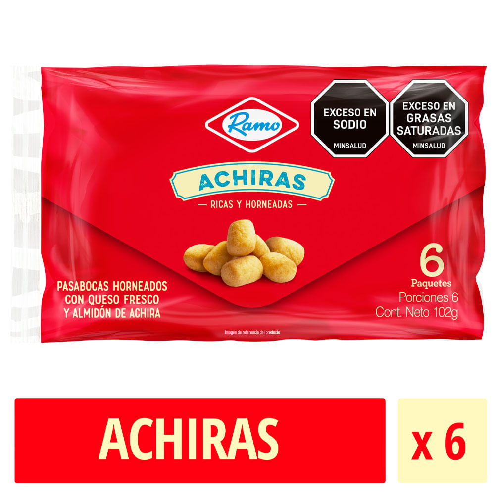 Achira Ramo x6 und x17 g c-u x102 g peso neto