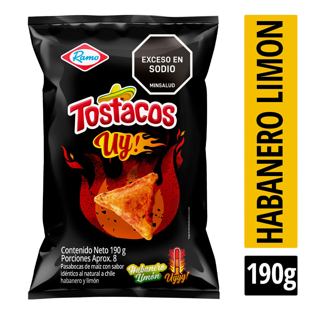 Pasabocas Tostacos uy x190g