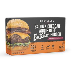 Hamburguesa de Res Queso y Tocineta Rastelli x900 grs