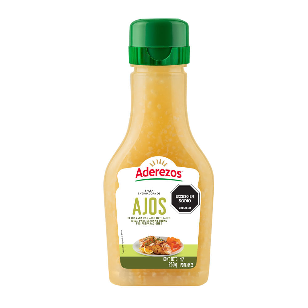 Salsa Aderezos sazonadora ajos x260g