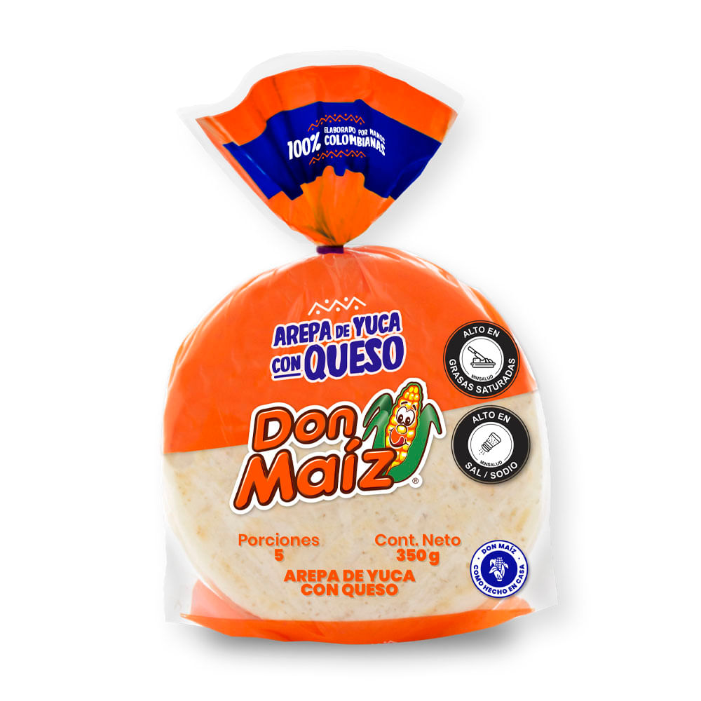 Arepas de yuca Don Maíz x5und x350g