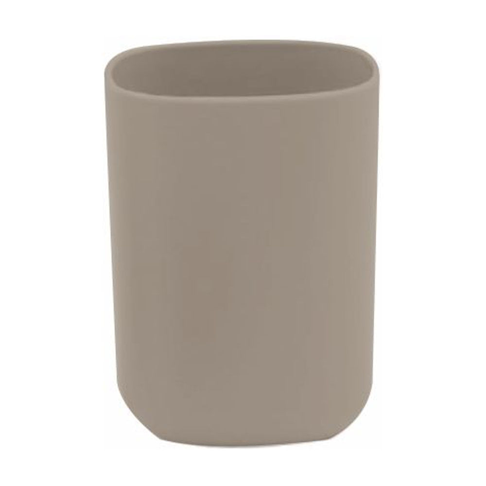 Portacepillos Plástico Textura Taupe