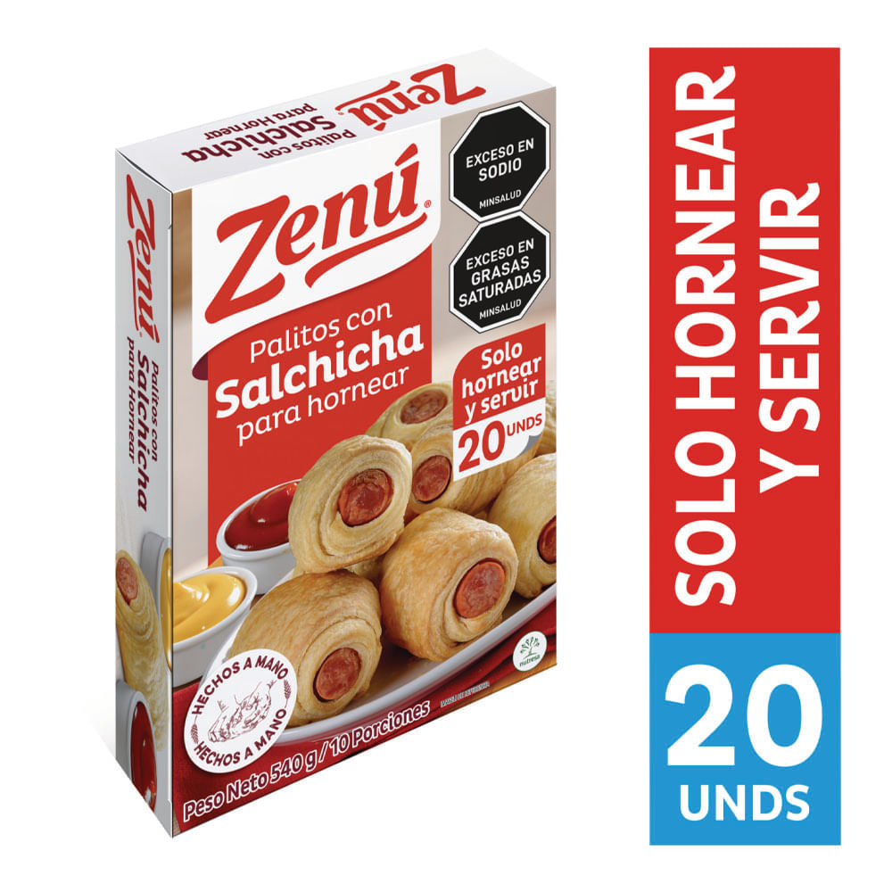 Palito Zenú Salchicha 540g