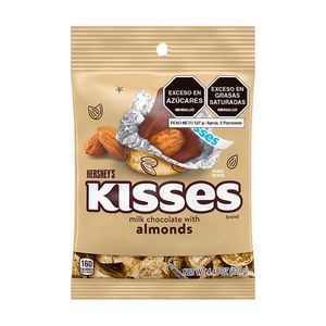 Chocolate Hersheys kisses almendras x127g