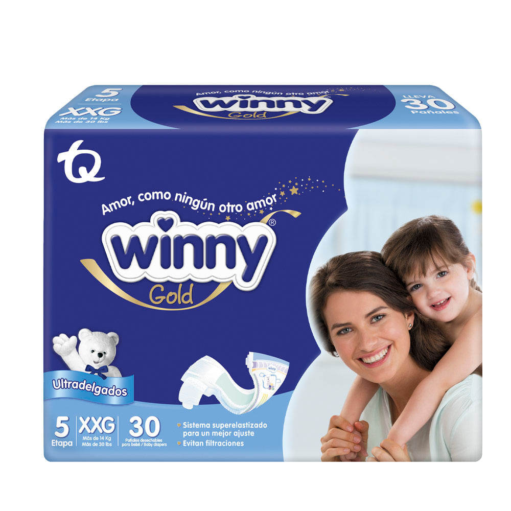 Pañales Winny Gold Etapa 5 30 un