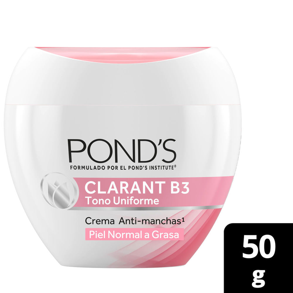 Crema antimanchas Ponds Clarant B3 piel grasa x 50 g
