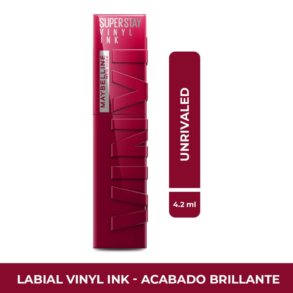 Labial Líquido Vinyl Ink Unrivaled Larga Duración Maybelline