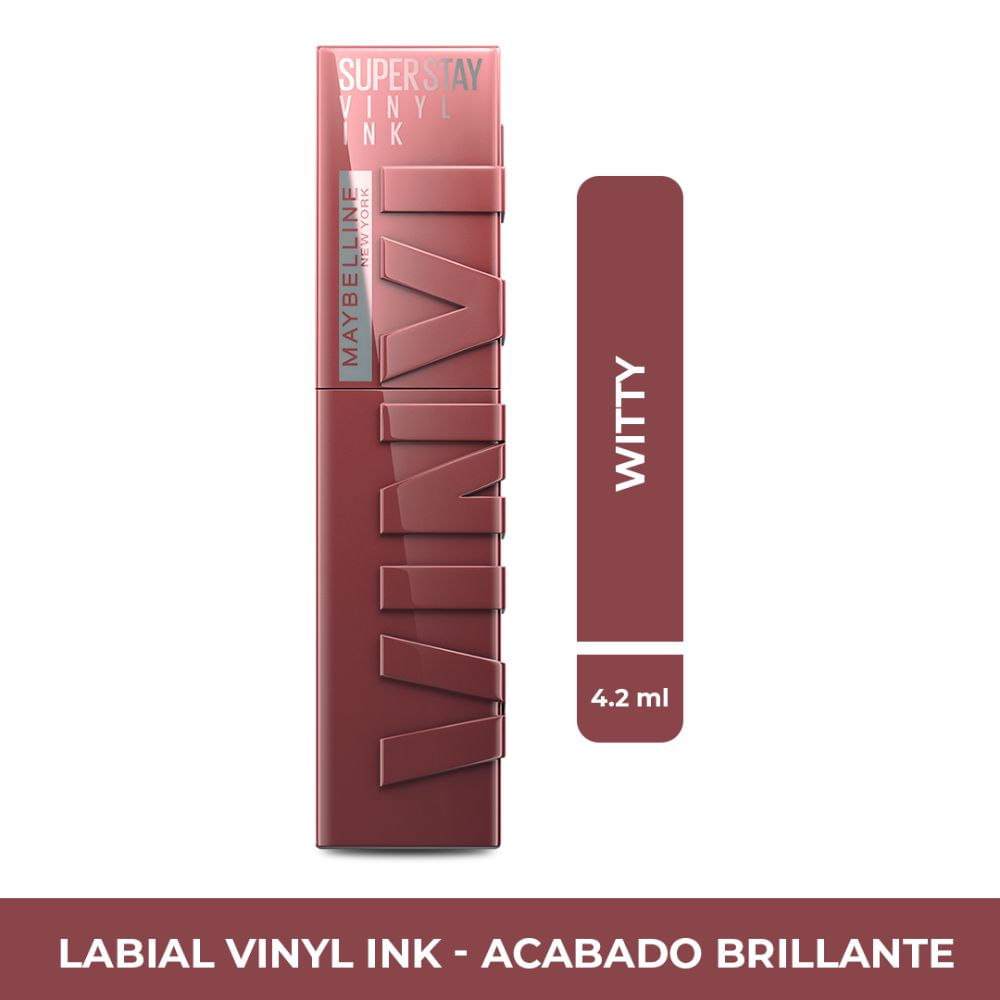 Labial Líquido  Vinyl Ink Witty Larga Duración Maybelline