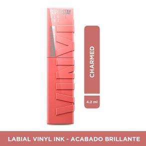 Labial líquido Maybelline vinyl ink charmed x4.2ml