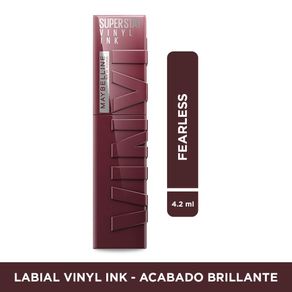 Labial líquido Maybelline vinyl ink fearless x4.2ml