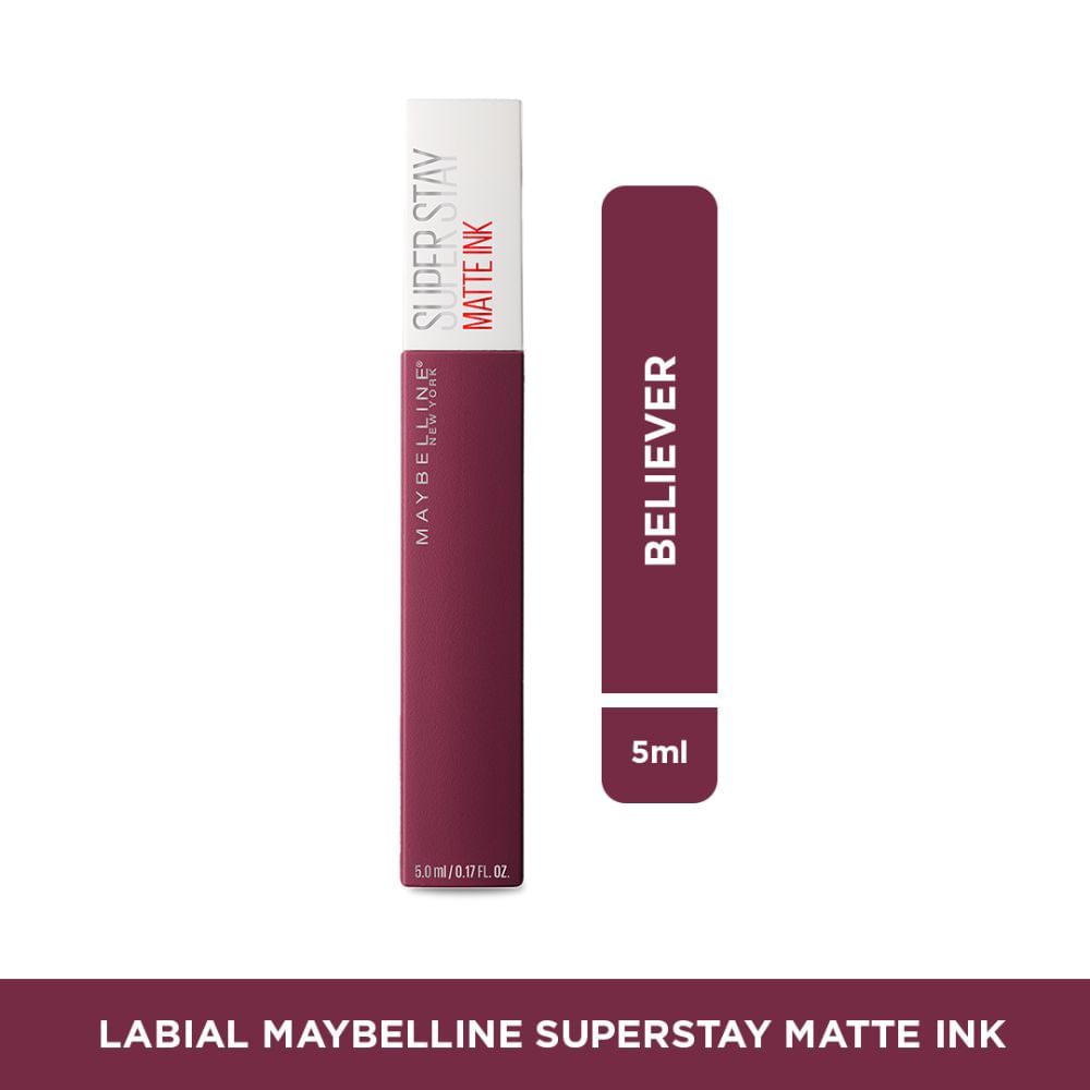 Labial Maybelline superstay matte ink believer x5ml