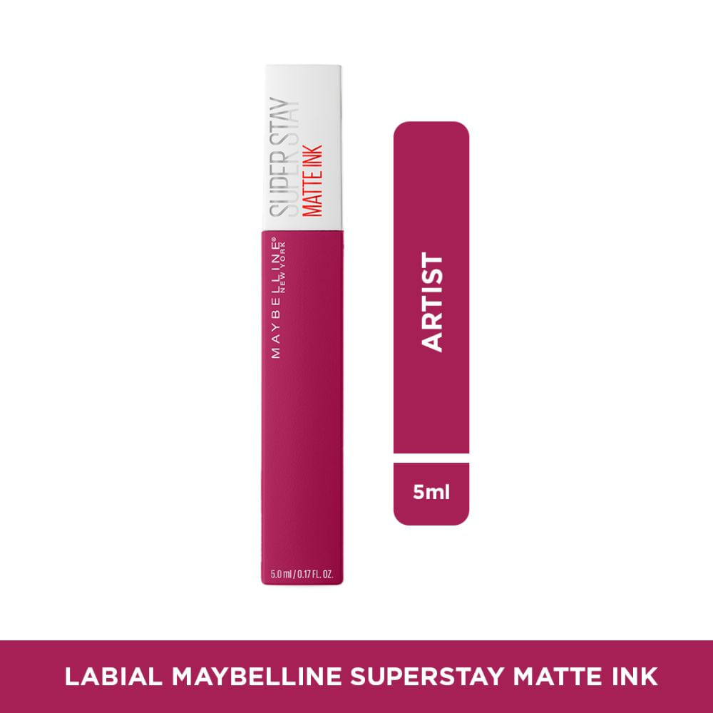Labial Líquido Matte Ink Super Stay Artist Maybelline