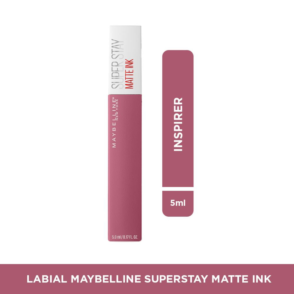 Labial Líquido Matte Ink Super Stay Inspirer Maybelline