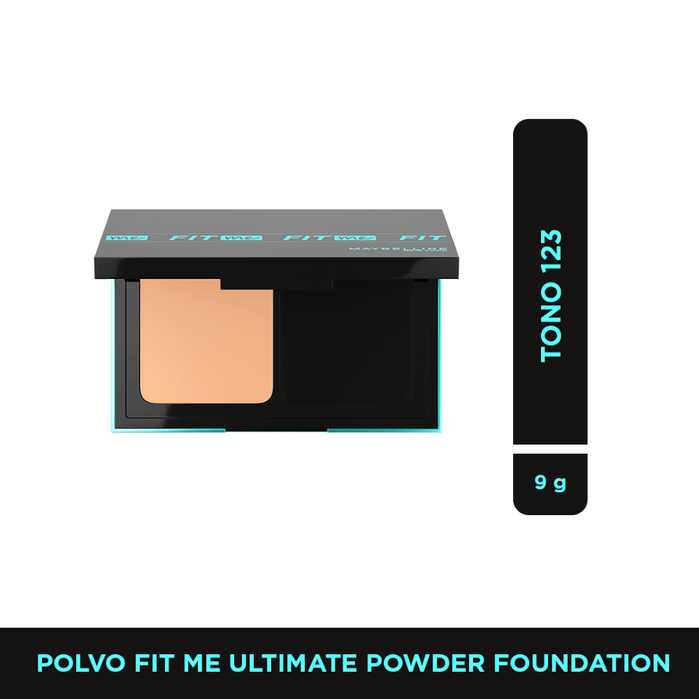 Base Polvo Maybelline Fit Me Ultimate Tono 123 x9g