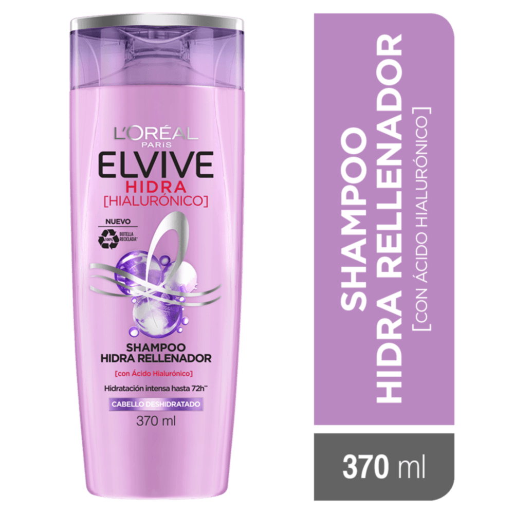 Shampoo Elvive Hidra Hialuronico Loreal Paris 370ml