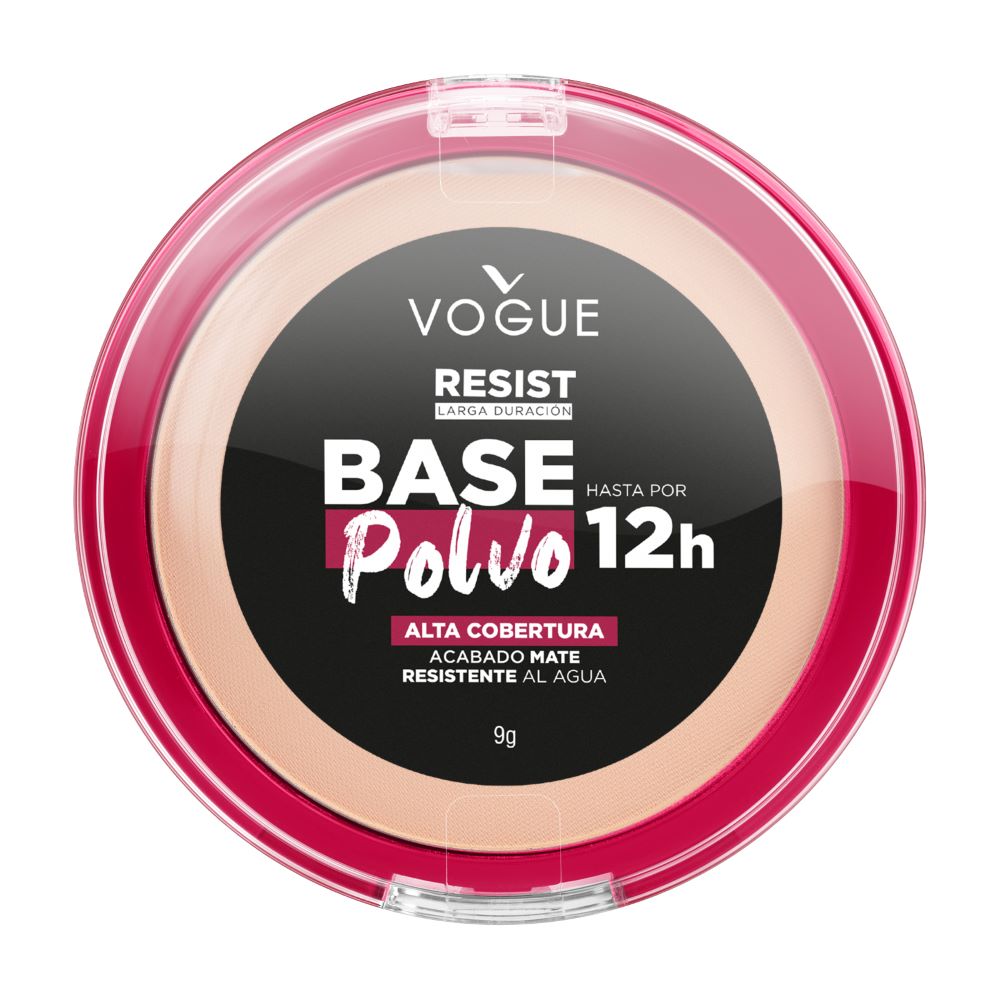 Base polvo Vogue Resist tono pétalo x9g