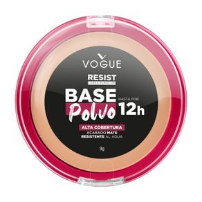 Base polvo Vogue Resist tono natural x9g