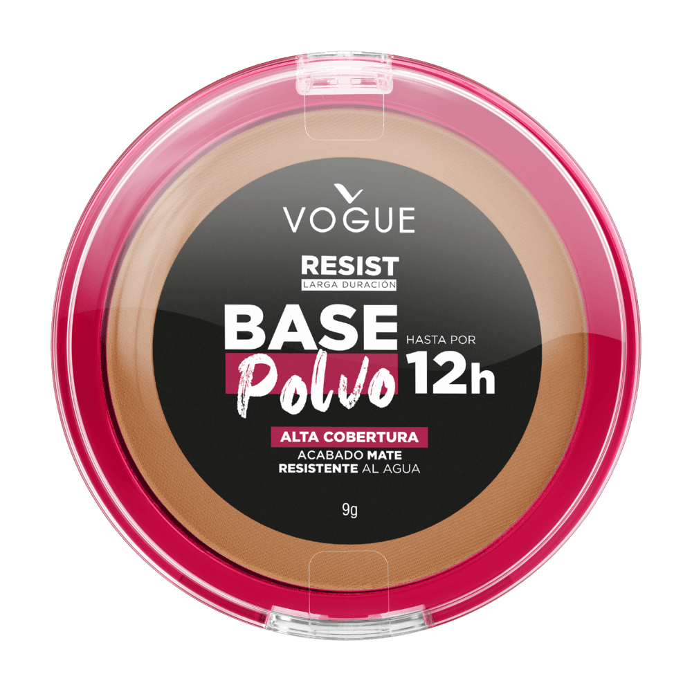 Base polvo Vogue Resist tono miel x9g